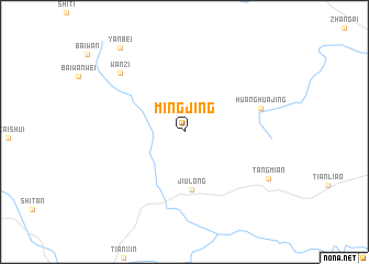 map of Mingjing