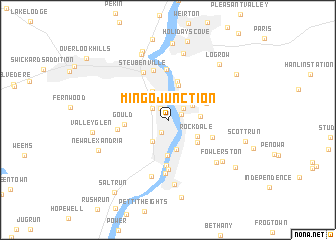 map of Mingo Junction