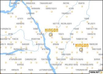 map of Mingon