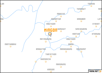 map of Mingon