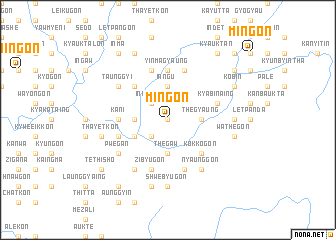 map of Mingon