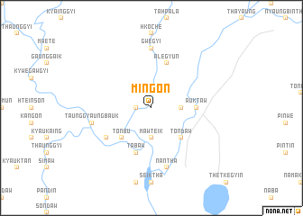 map of Mingon