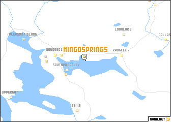 map of Mingo Springs