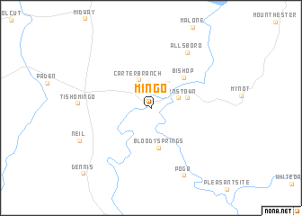 map of Mingo