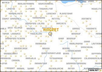 map of Mingret