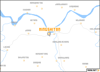 map of Mingshitan