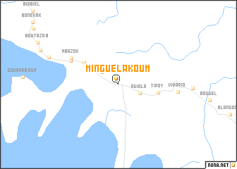 map of Minguélakoum