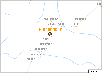 map of Minguengué