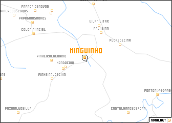 map of Minguinho