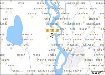 map of Mingun