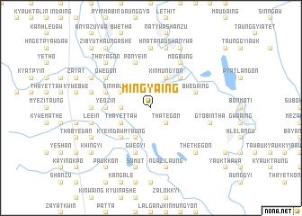 map of Mingyaing