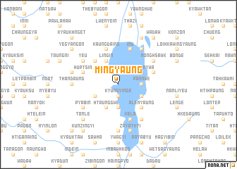 map of Mingyaung