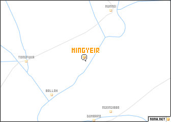 map of Mingyeir