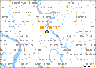 map of Mingyigon