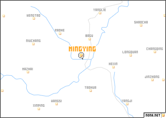 map of Mingying