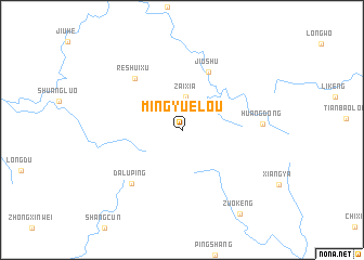 map of Mingyuelou