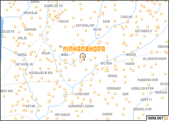 map of Minhan Bhora