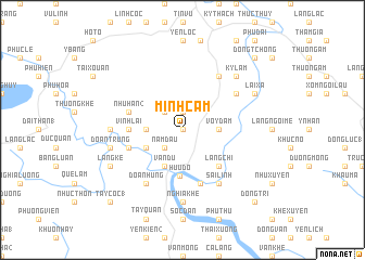 map of Minh Cam