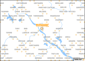 map of Minh Hạc