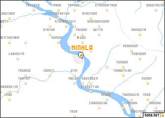 map of Minhla