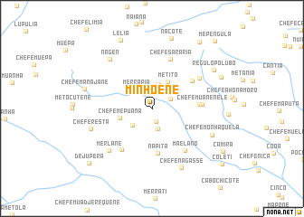 map of Minhoene