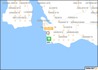 map of Miniá