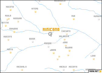 map of Minicana