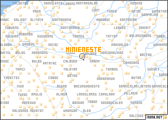 map of Minien Este