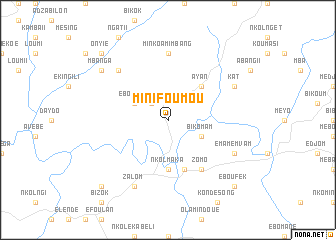 map of Minifoumou