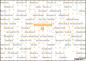 map of Minigamuwa