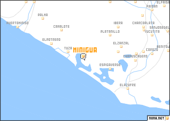 map of Minigua