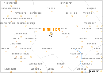 map of Minillas