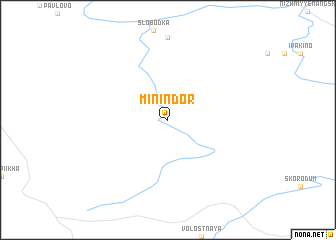 map of Minin Dor