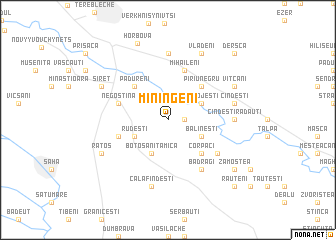 map of Miningeni