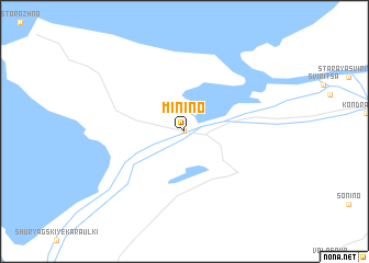 map of Minino