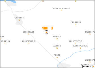 map of Minino