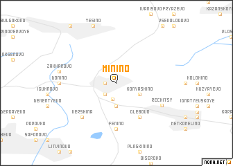 map of Minino