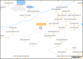 map of Minino