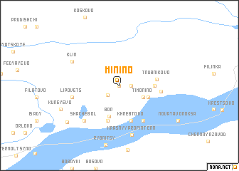 map of Minino