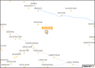 map of Minino