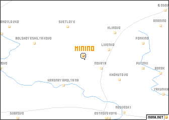 map of Minino