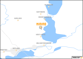 map of Minino