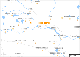 map of Minisink Ford