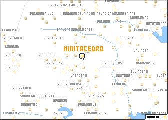 map of Minita Cedro