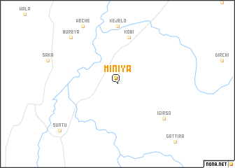 map of Mīnīya
