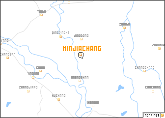 map of Minjiachang