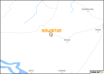 map of Minjiatun