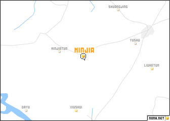 map of Minjia