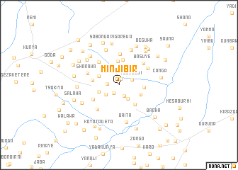 map of Minjibir