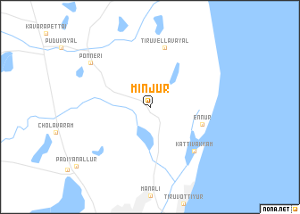 map of Mīnjūr